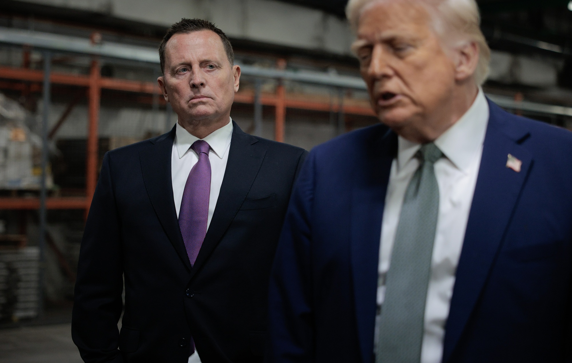 President Donald Trump and Richard Grenell