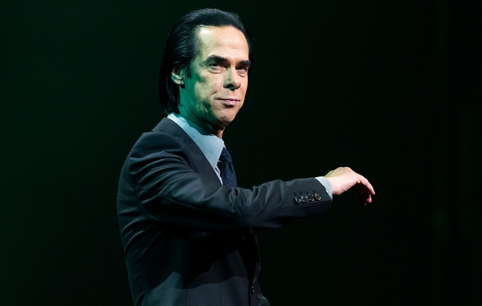Nick Cave performs with The Bad Seeds