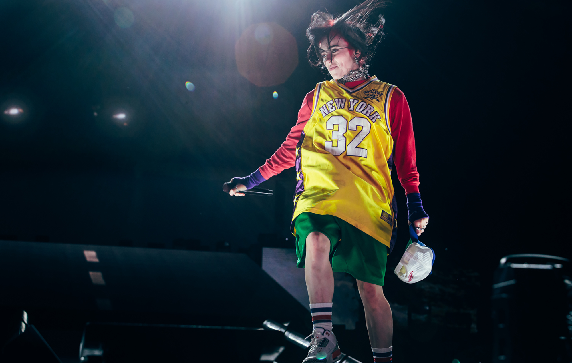 Billie Eilish performing at Reading 2023, photo by Andy Ford