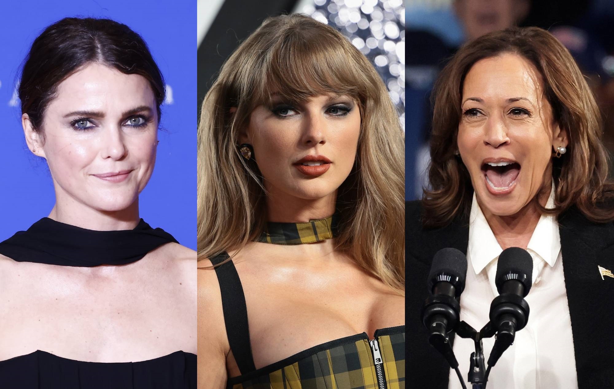 Keri Russell, Taylor Swift and Kamala Harris