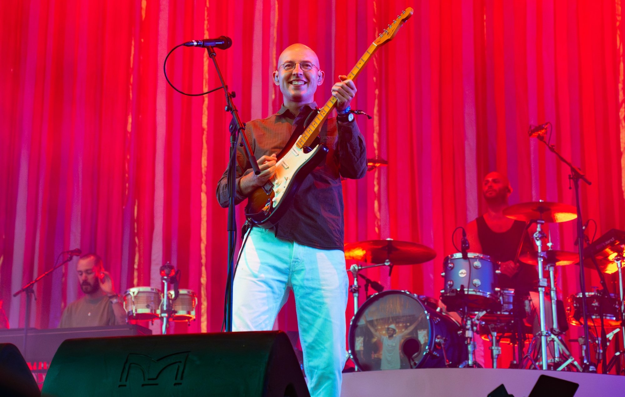 Bombay Bicycle Club performing live on stage, photo by Lorne Thomson/Redferns/Getty