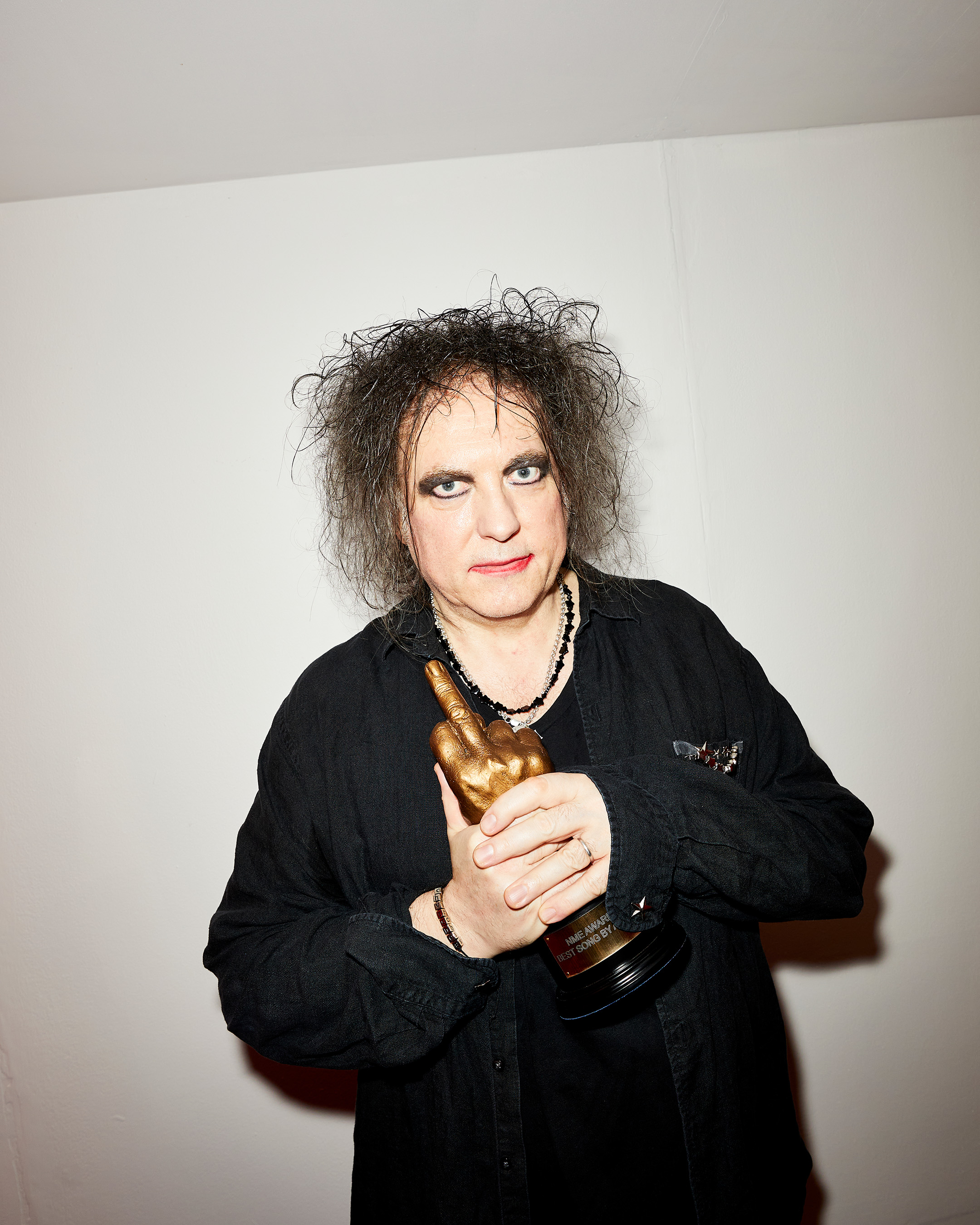 The Cure's Robert Smith at the BandLab NME Awards 2022. Credit: Zoe McConnell for NME