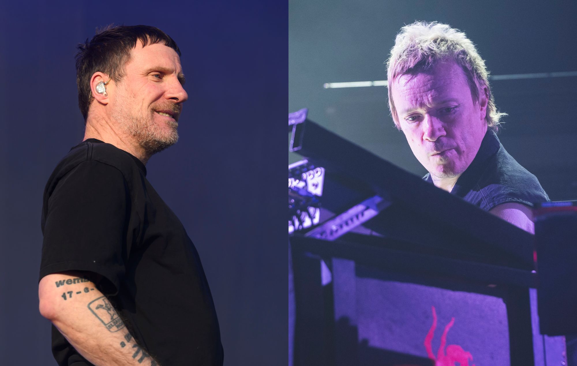 Jason Williamson of Sleaford Mods and Liam Howlett of The Prodigy