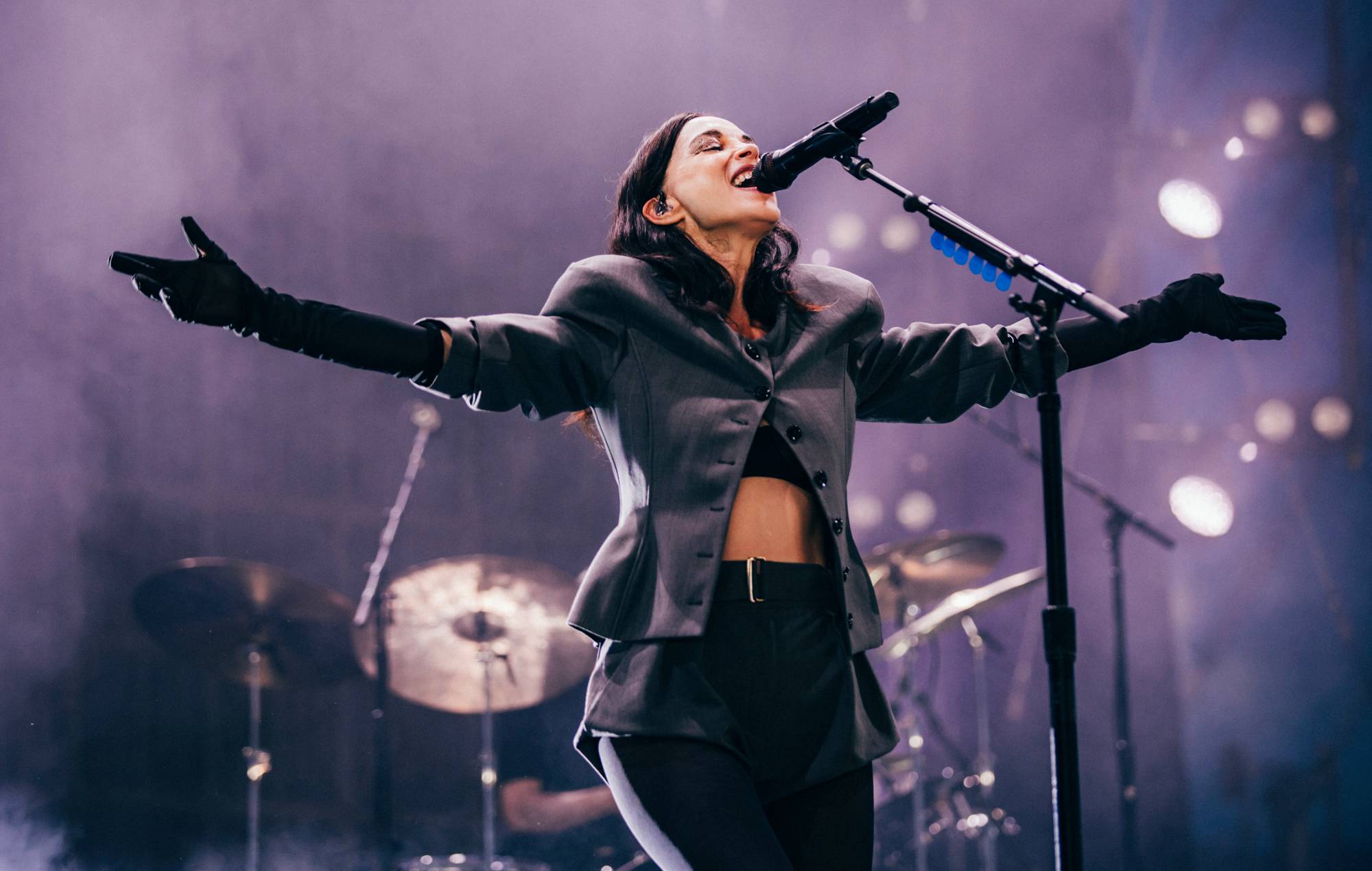 St. Vincent live at Glastonbury 2025, photo by Derek Bremner