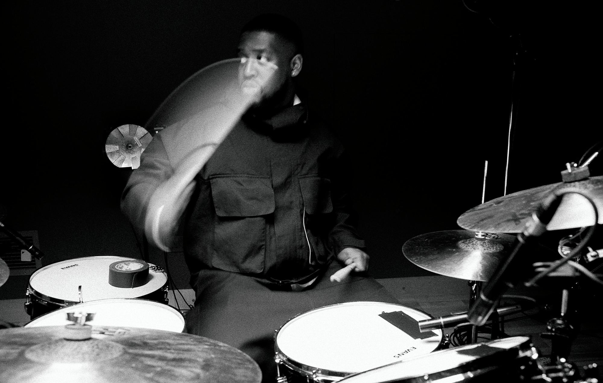 Ezra Collective recording for War Child's 'Help(2)'. Credit: Adama Jalloh