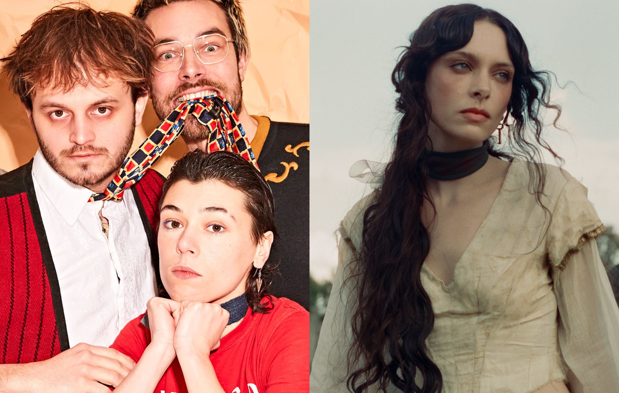 Divorce (Ed Miles for NME) and Holly Humberstone (Silken Weinberg)