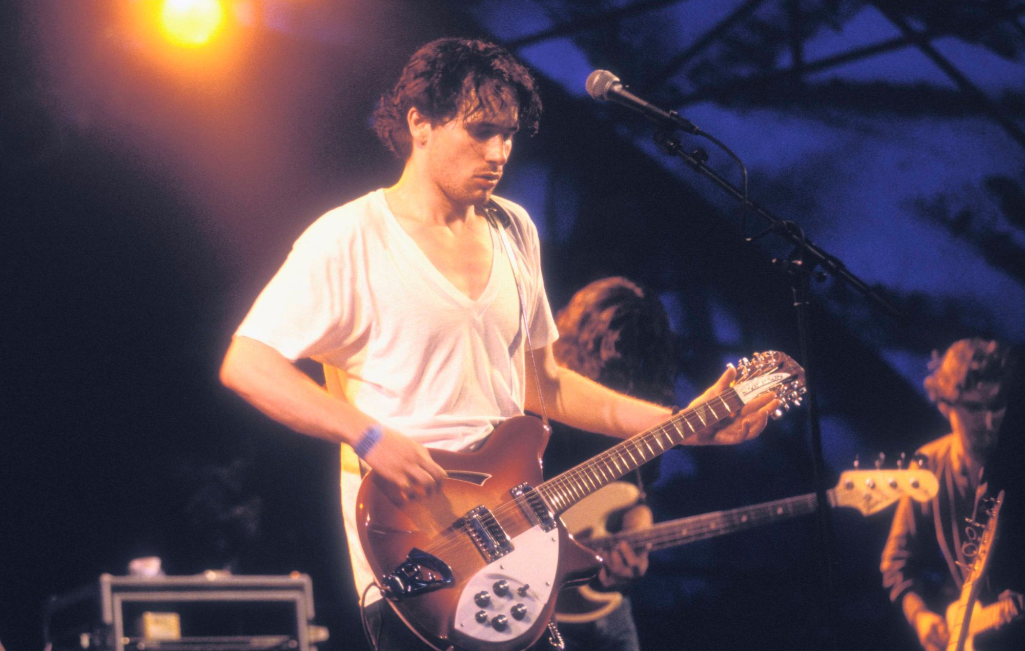 Jeff Buckley performs live on stage in 1994
