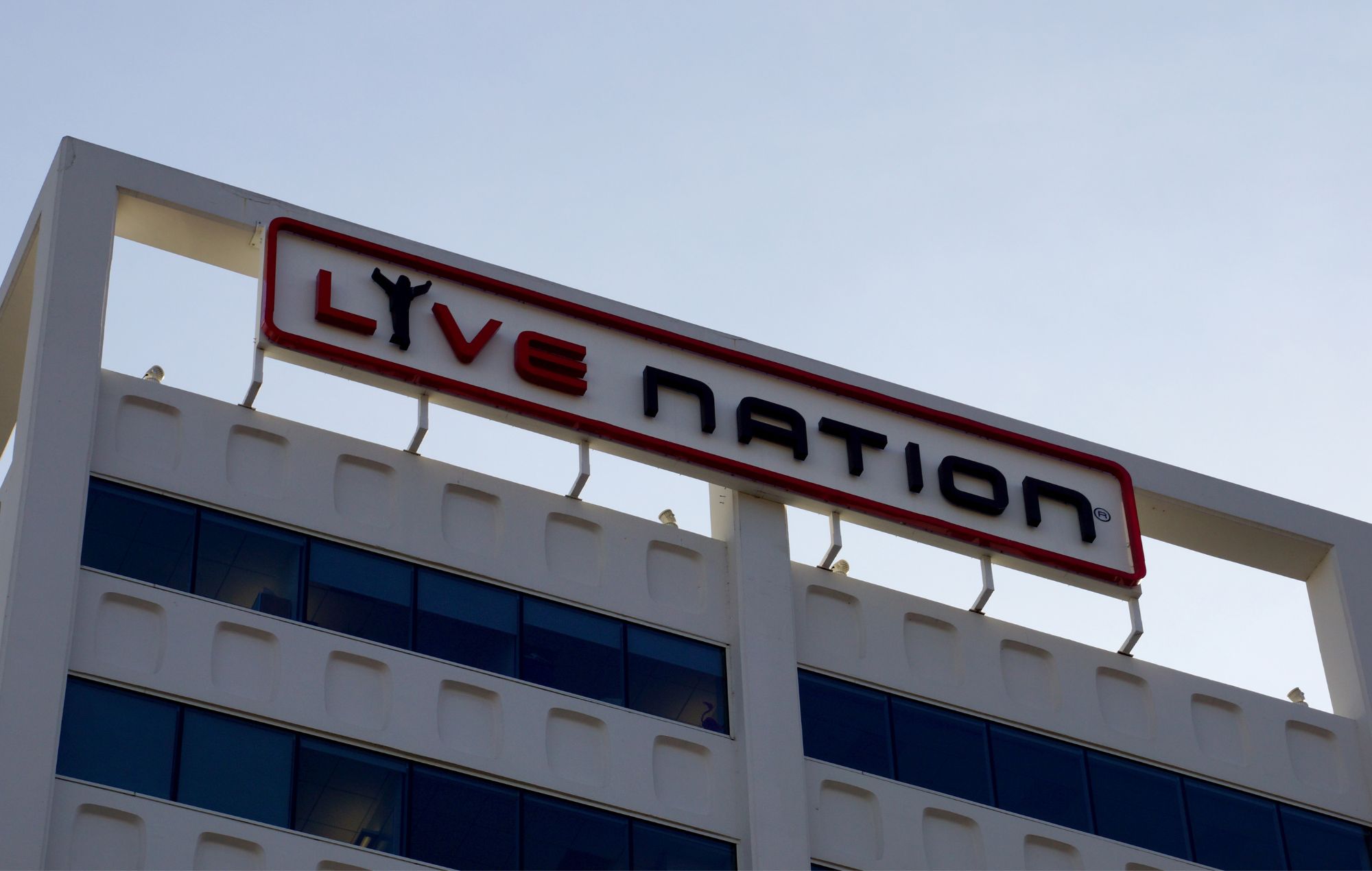 Live Nation - Sign on top of Corporate office