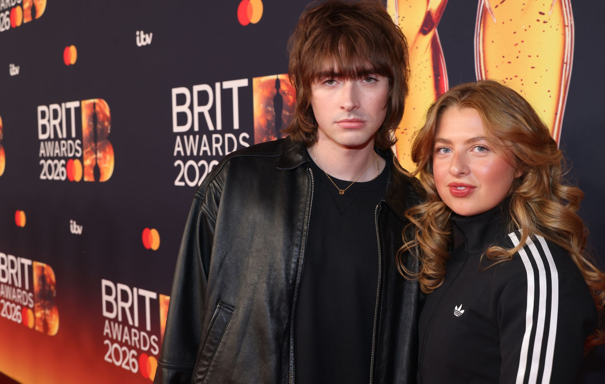 Gene Gallagher and Anais Gallagher attend The BRIT Awards 2026