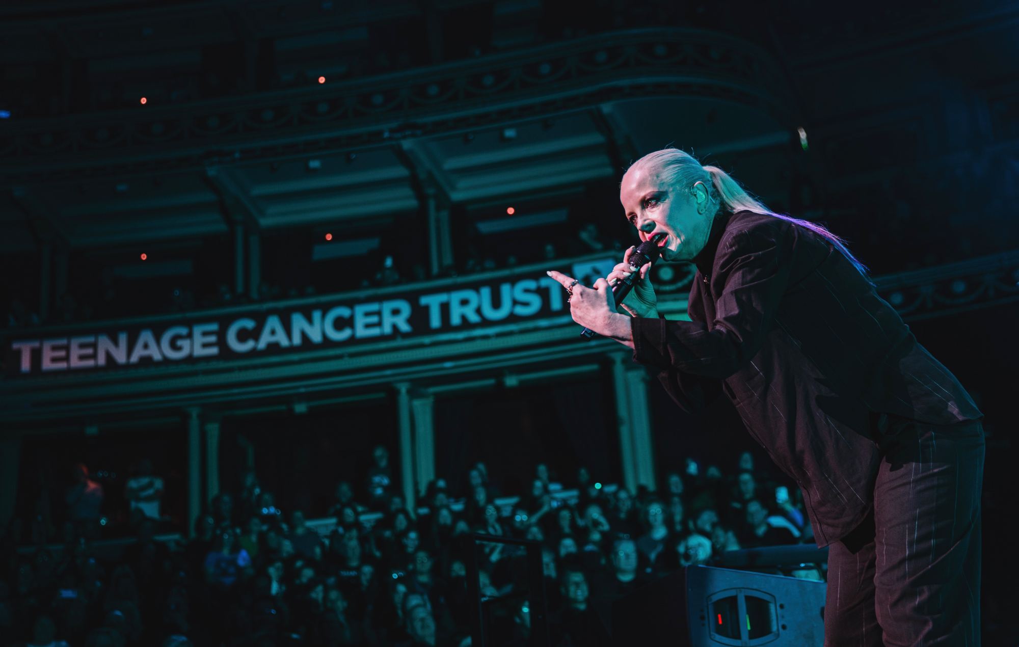 Garbage live at Robert Smith's Teenage Cancer Trust gigs at London's Royal Albert Hall. Credit: John Stead, Teenage Cancer Trust