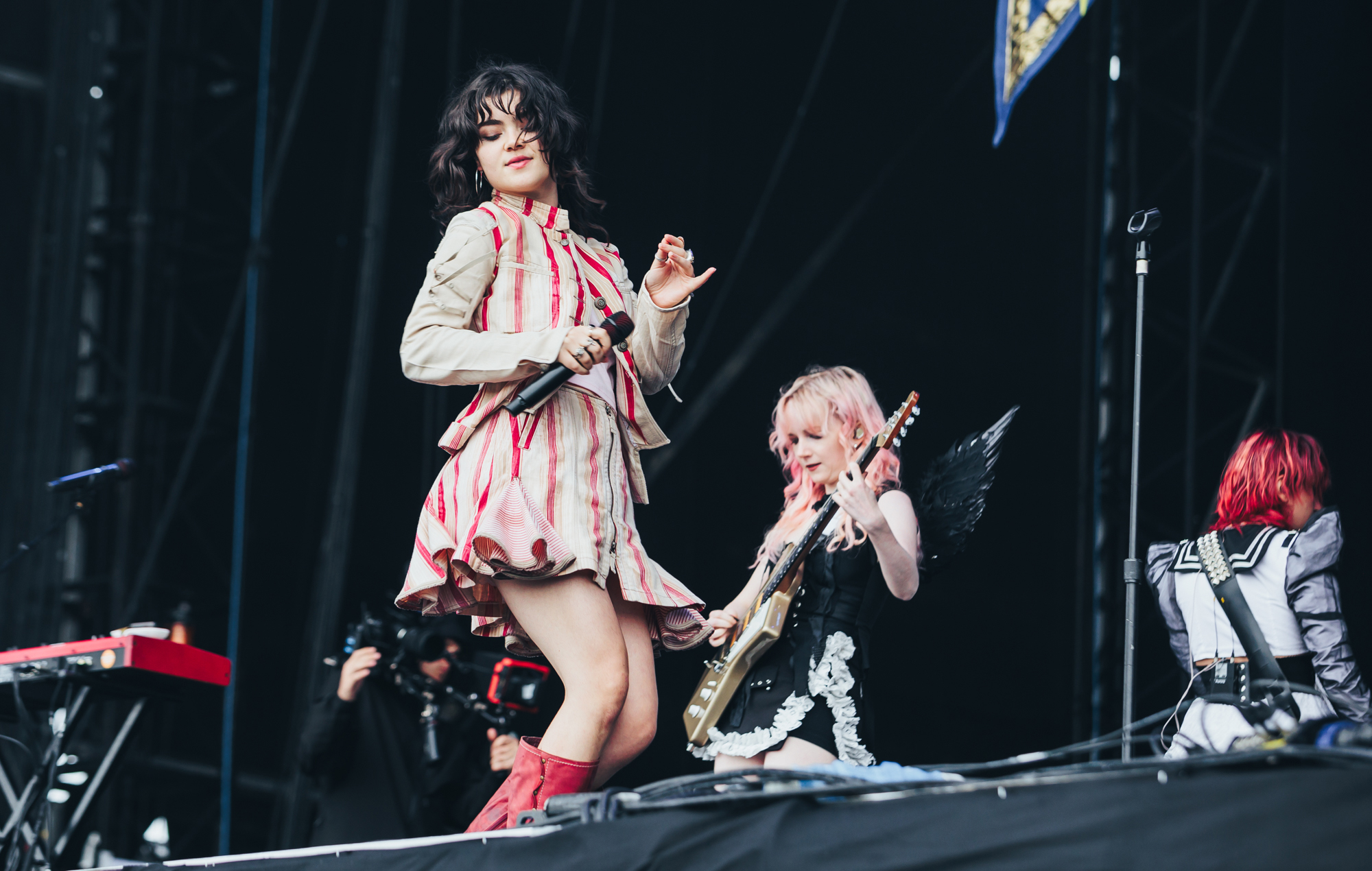 The Last Dinner Party live at Reading 2024, photo by Andy Ford