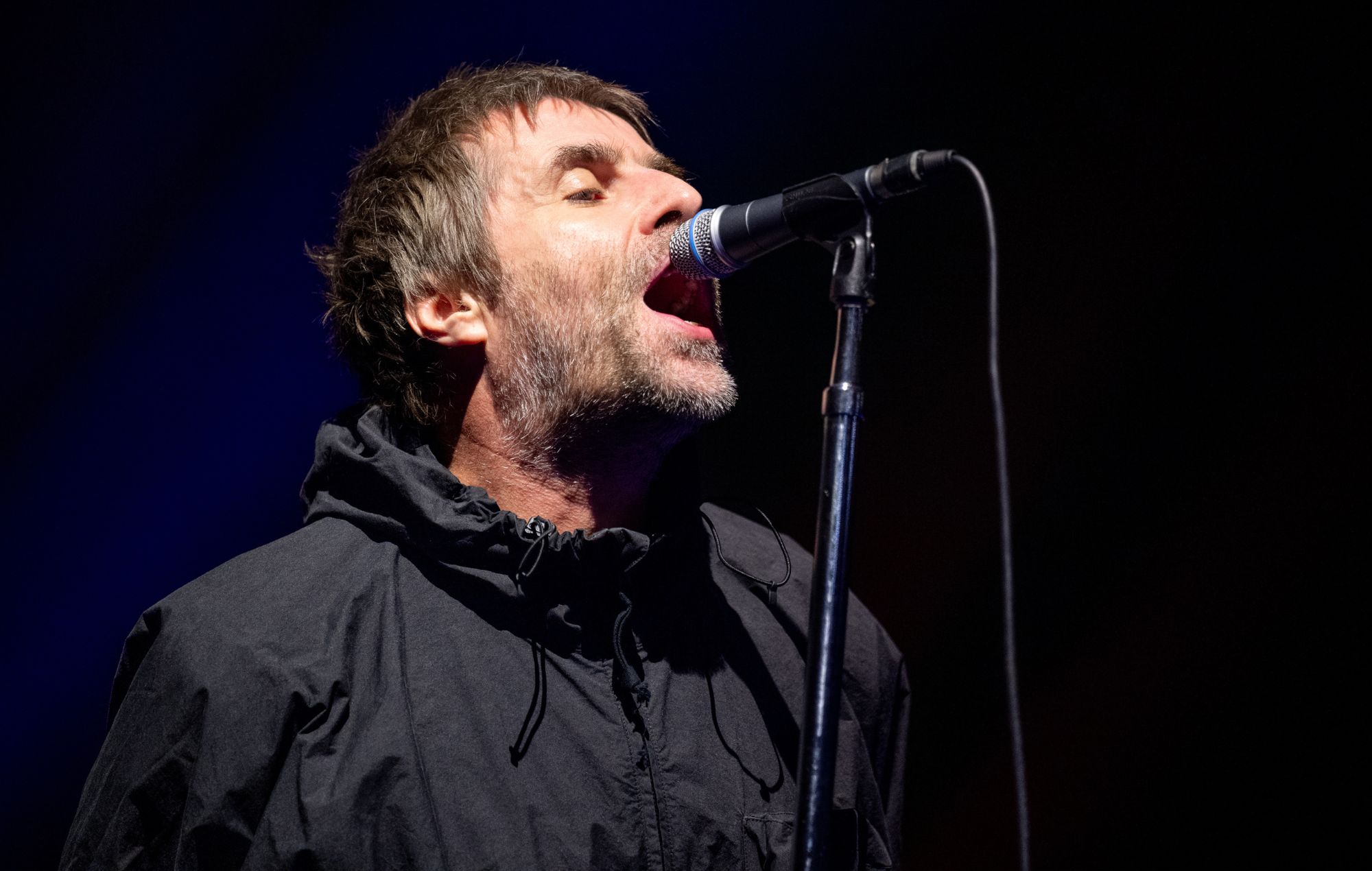Liam Gallagher performs live