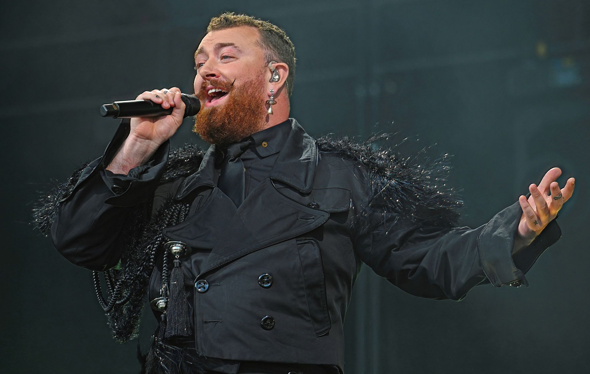 Sam Smith performs during the Pinkpop Festival on June 23, 2024