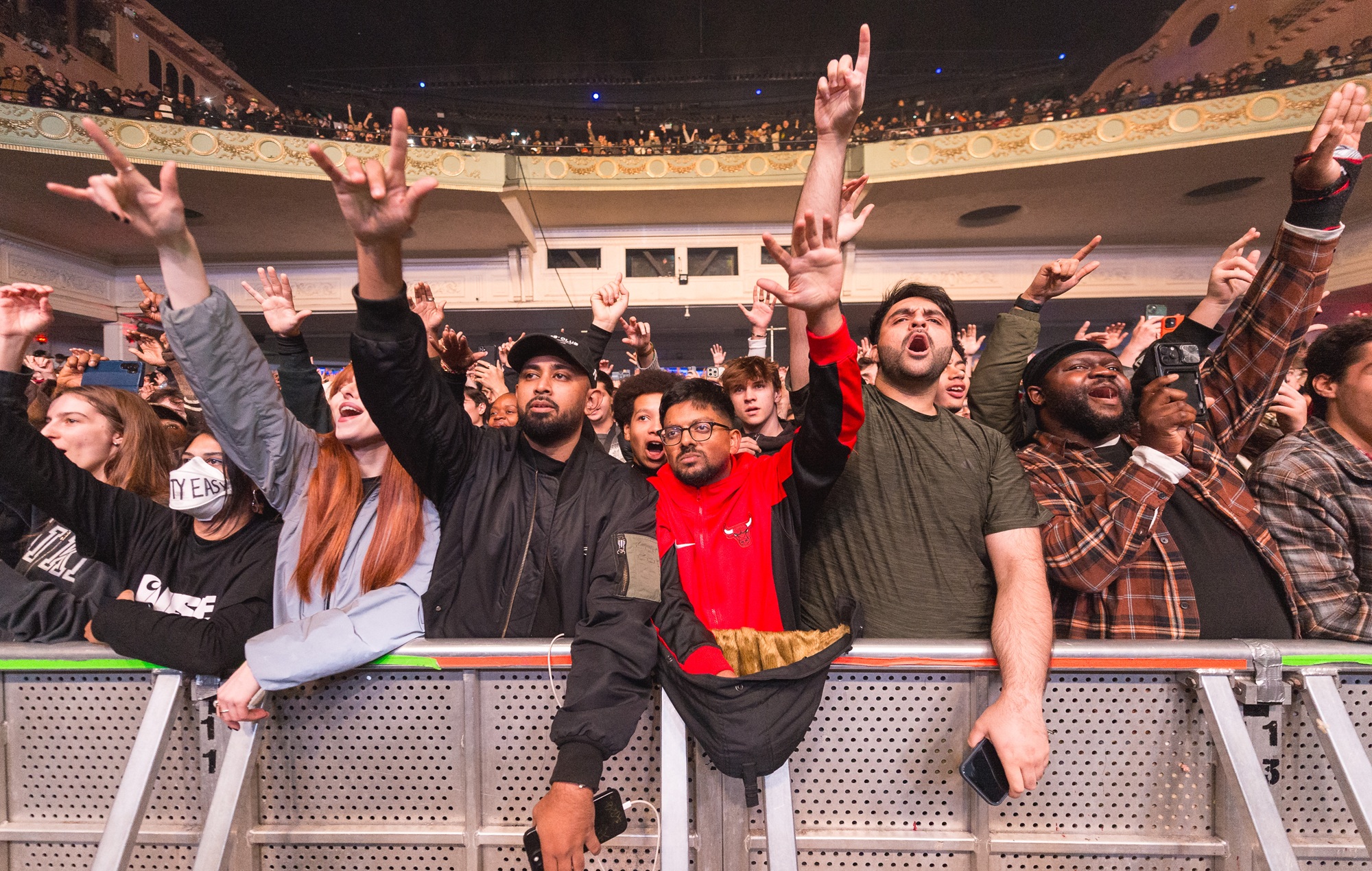 General view of the crowd at O2 Academy Brixton