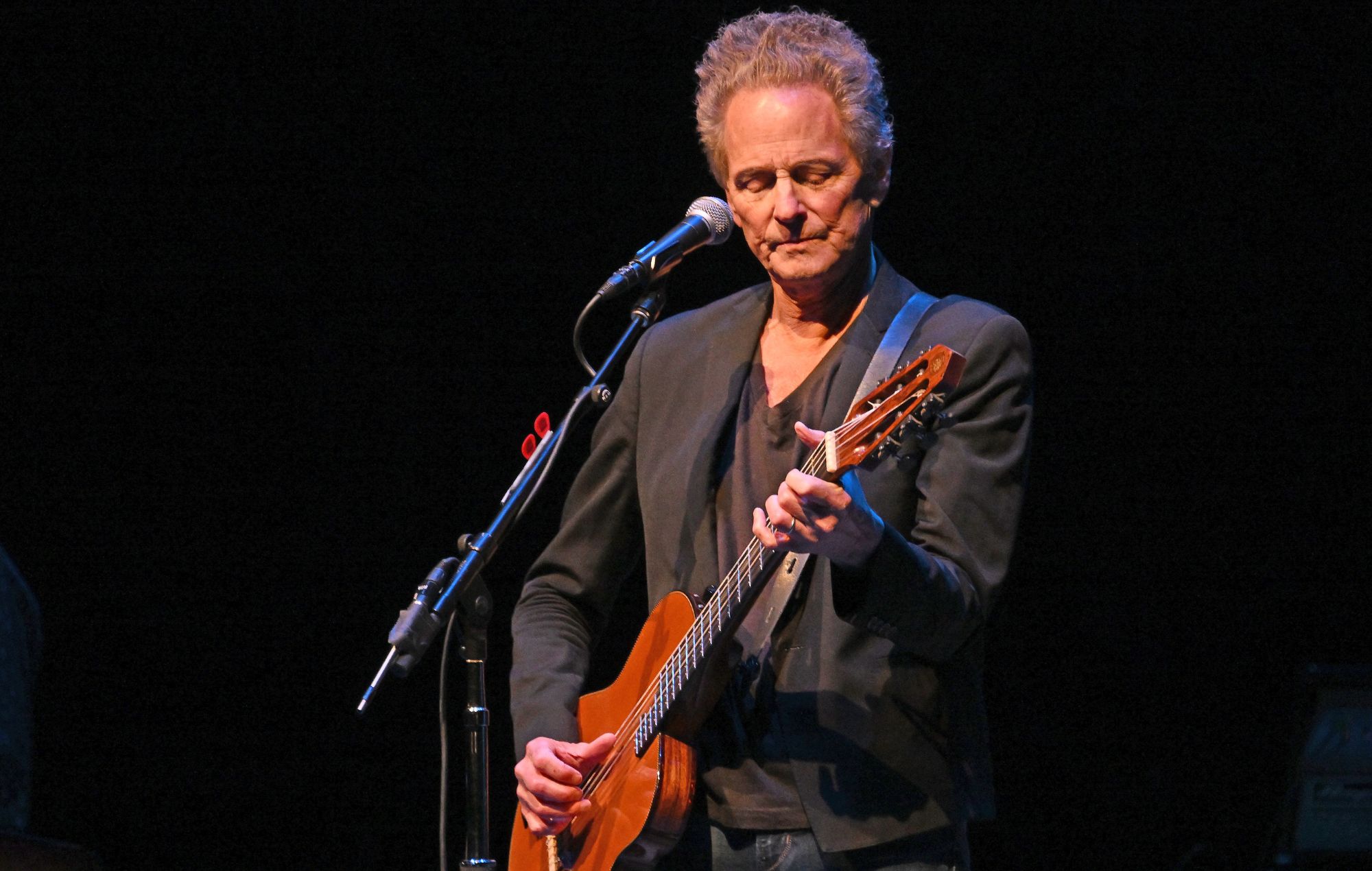 Lindsey Buckingham performs live.