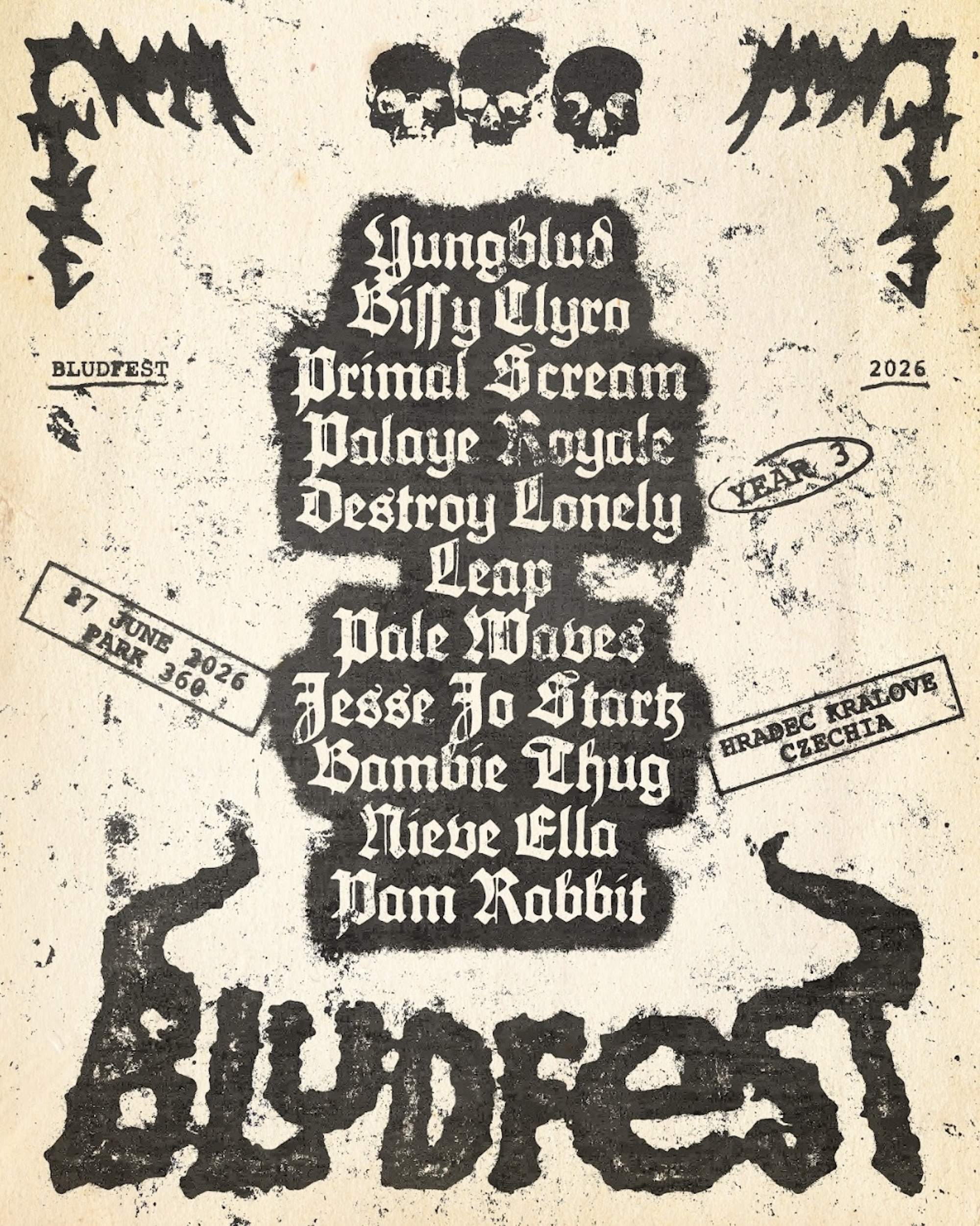 Bludfest 2026 poster