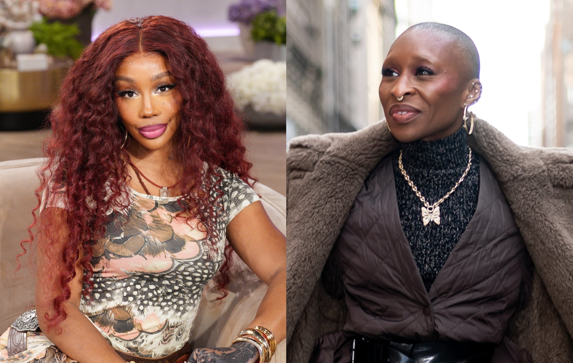 SZA and Cynthia Erivo.
