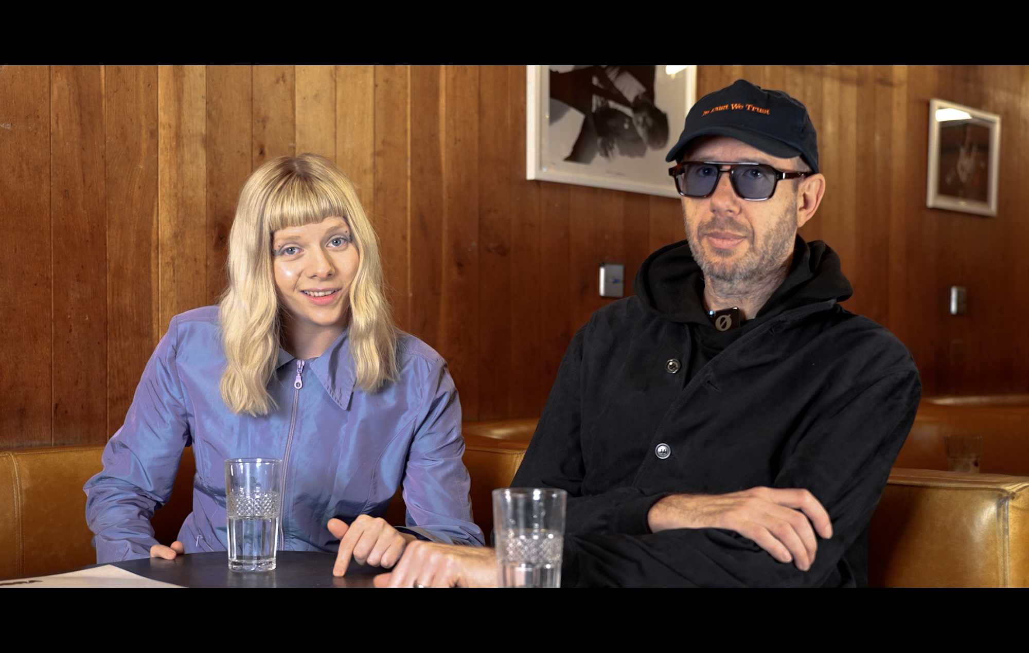 NME meets Tomora's Aurora and Tom Rowlands of The Chemical Brothers. Credit: NME/Still