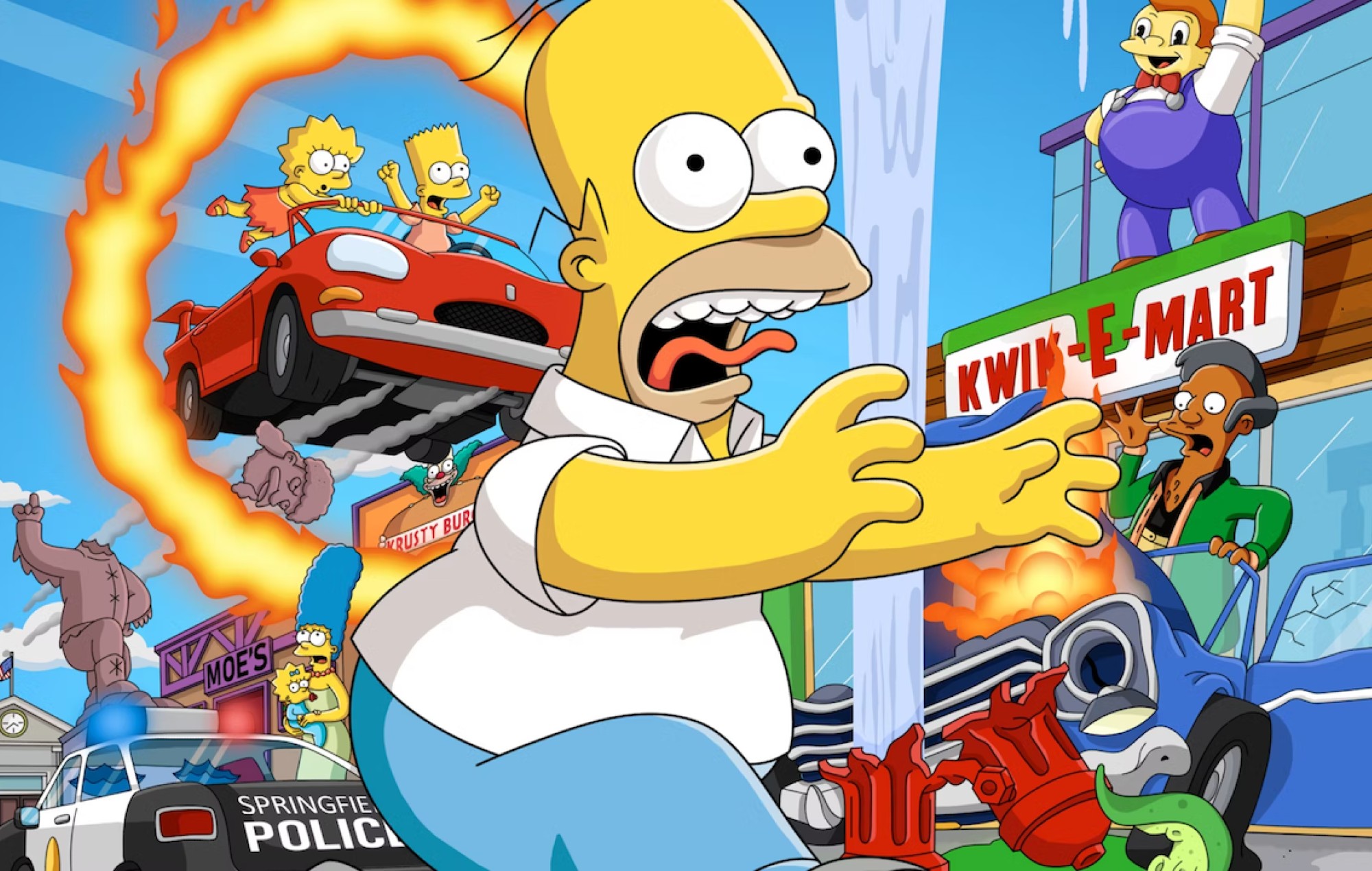 The Simpsons Hit & Run (Credit: Radical Entertainment)
