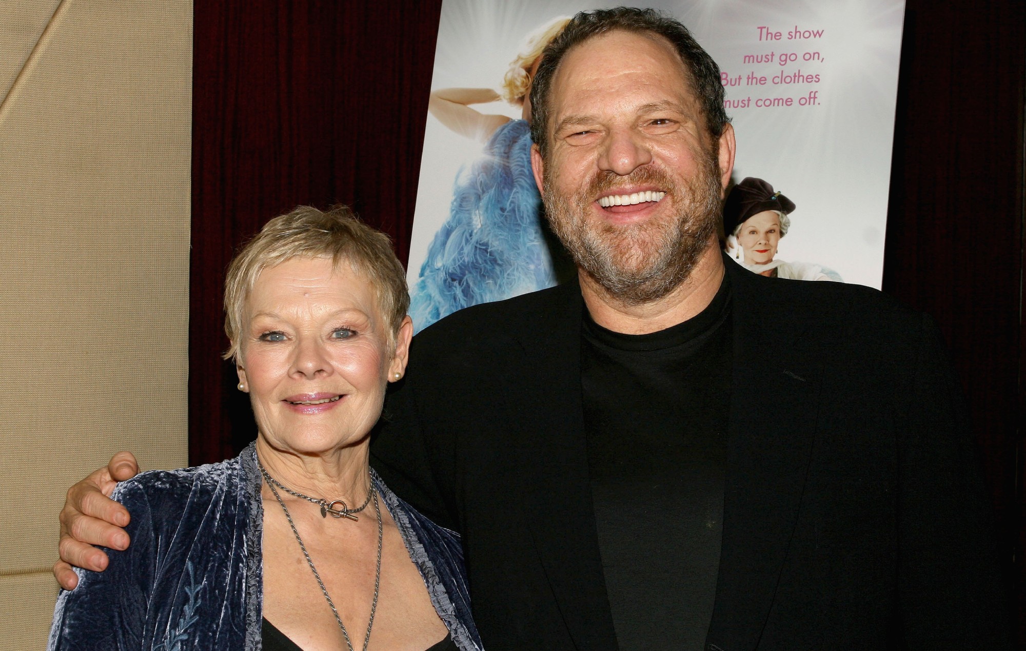 Dame Judi Dench and Harvey Weinstein