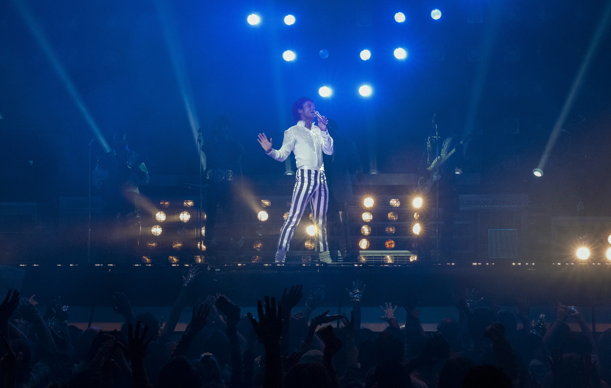 Jaafar Jackson as Michael Jackson in 'Michael'.