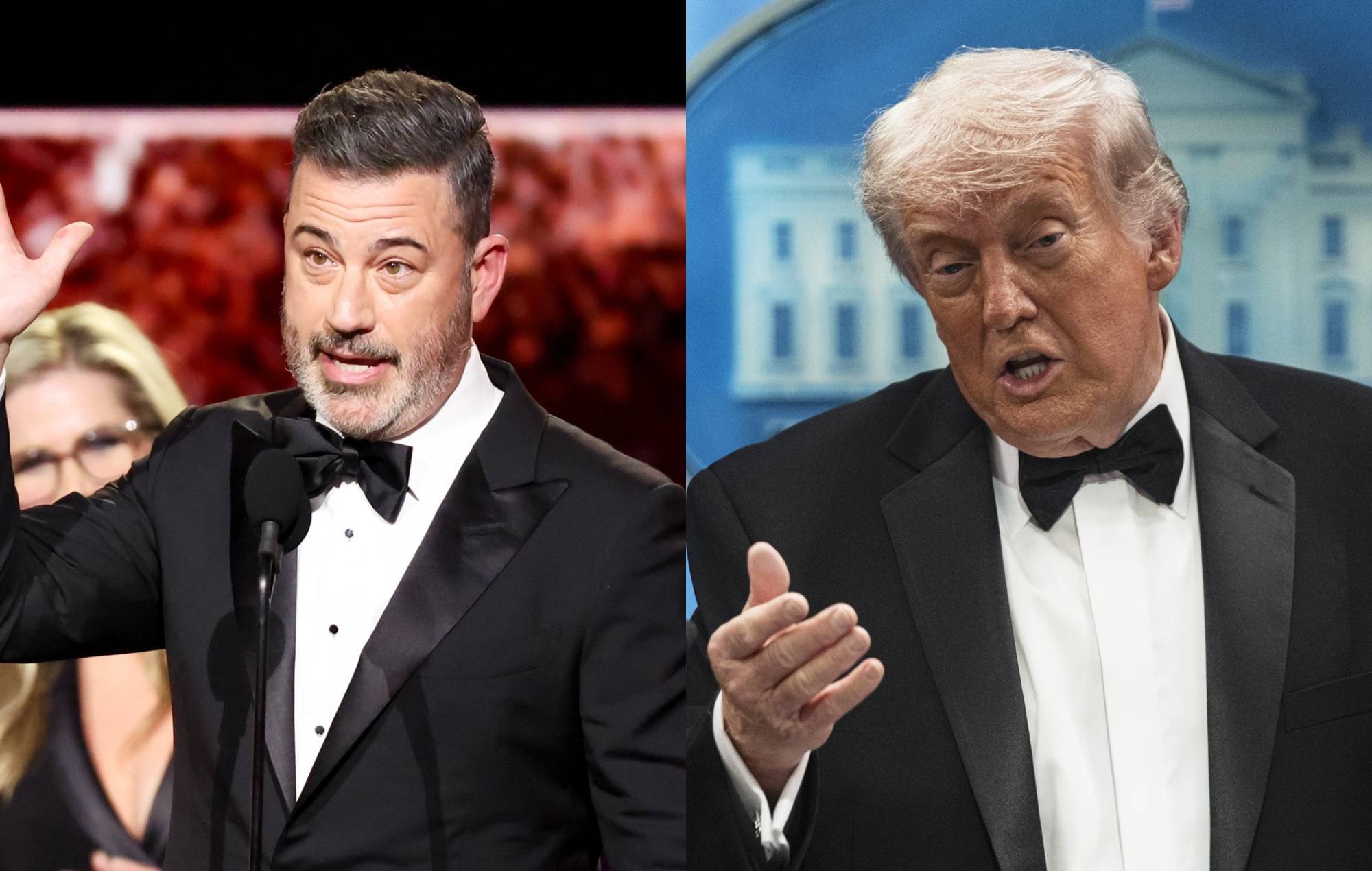 Jimmy Kimmel and Donald Trump