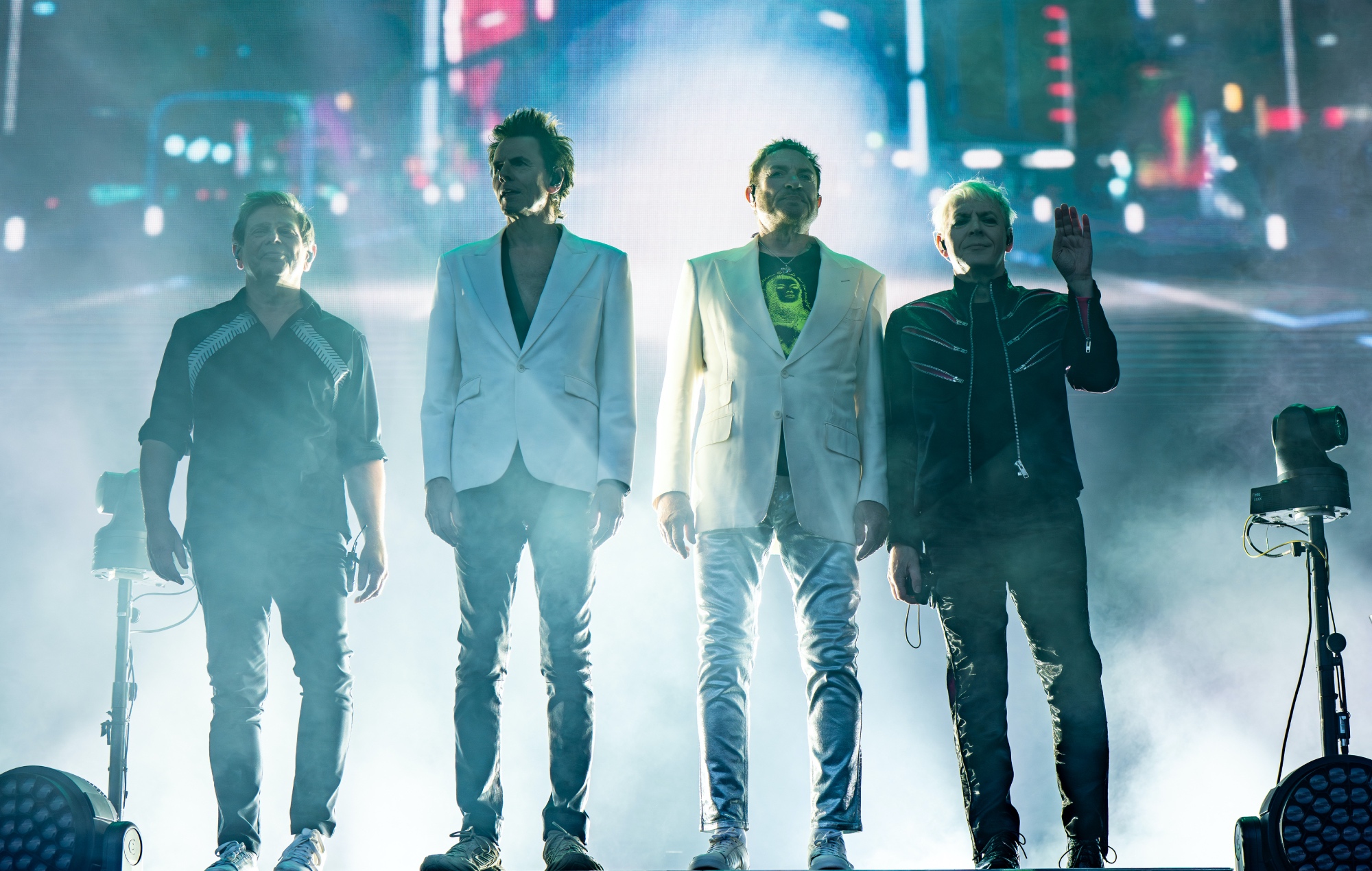 Duran Duran on stage, photo by Bonnie Britain/SOPA Images/LightRocket/Getty