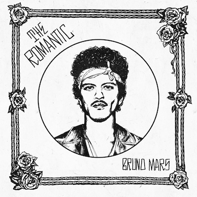 Bruno Mars 'The Romantic' artwork