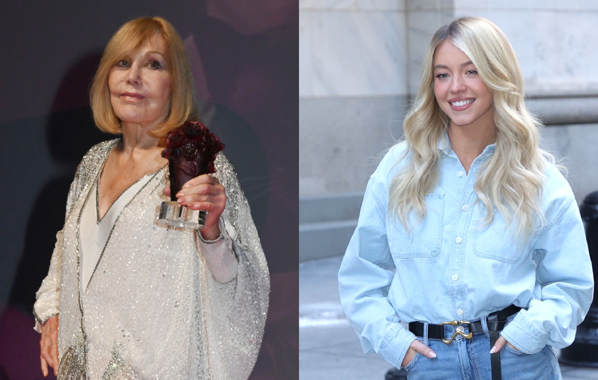 Kim Novak and Sydney Sweeney