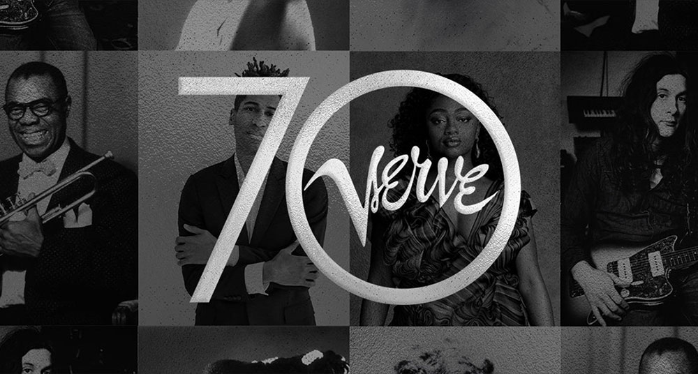 Verve 70th anniversary banner