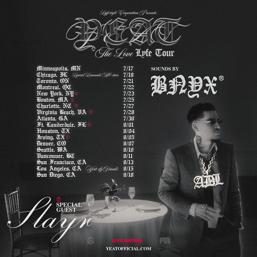 Yeat Love Lyfe Tour Poster