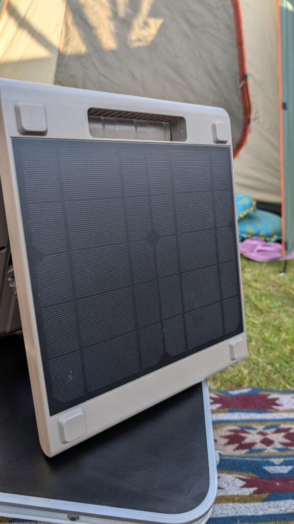 ITEHIL Portable Solar Electric Fan, 10000mAh Rechargeable Battery