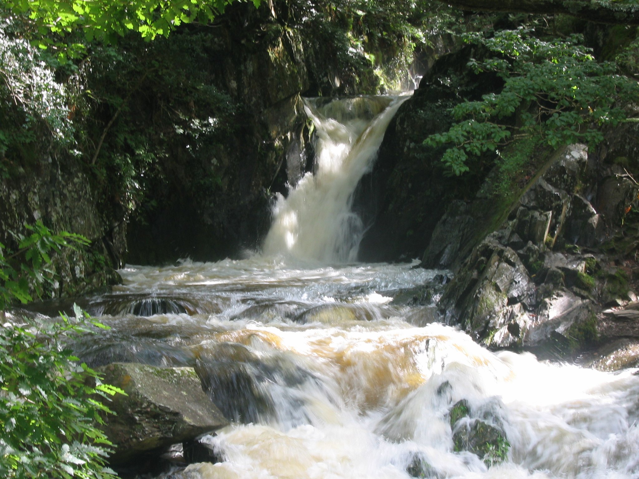 Nantcol Waterfalls capmsite wales