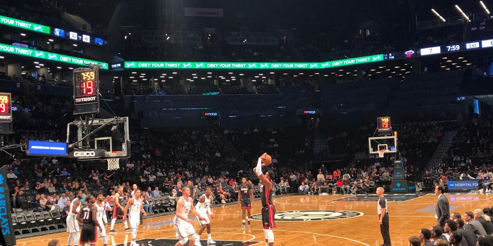 Brooklyn Nets at the Barclays Center