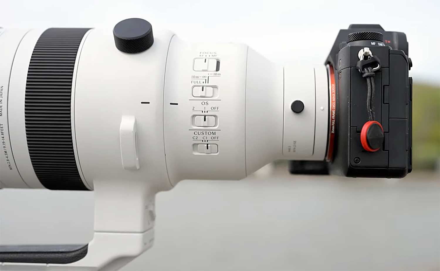 Photo of the Sigma 300-600mm lens