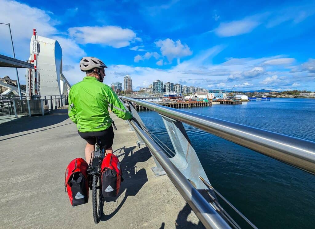 Upper Harbour view from the Johnson Street Bridge in Victoria