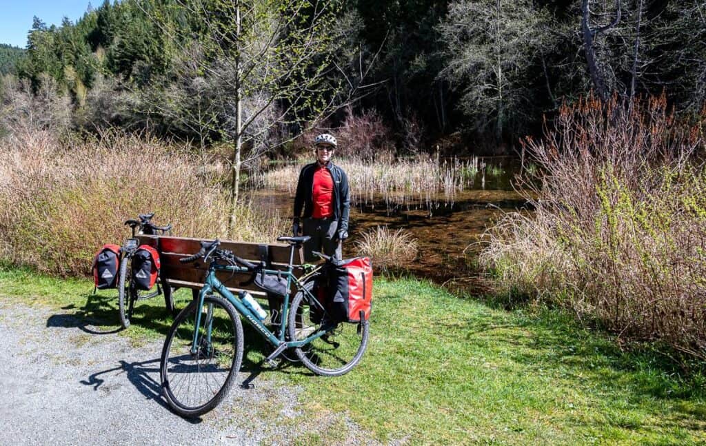 A pleasant stop to watch the birds along teh Cowichan Valley Trail