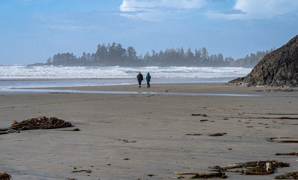 If you hike ʔapsčiik t̓ašii by Long Beach there are lots of access points to the beach itself