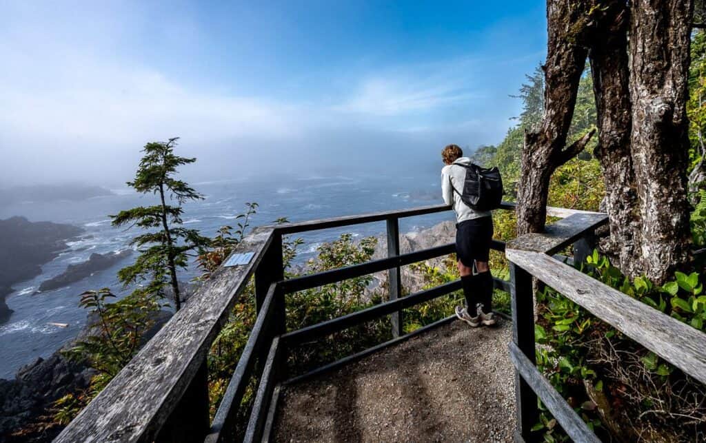 You'll find lots of viewpoints along the Wild Pacific Trail Lighthouse Loop