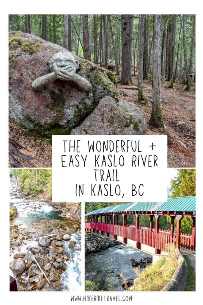 The fun, fabulous & easy Kaslo River Trail in Kaslo, BC