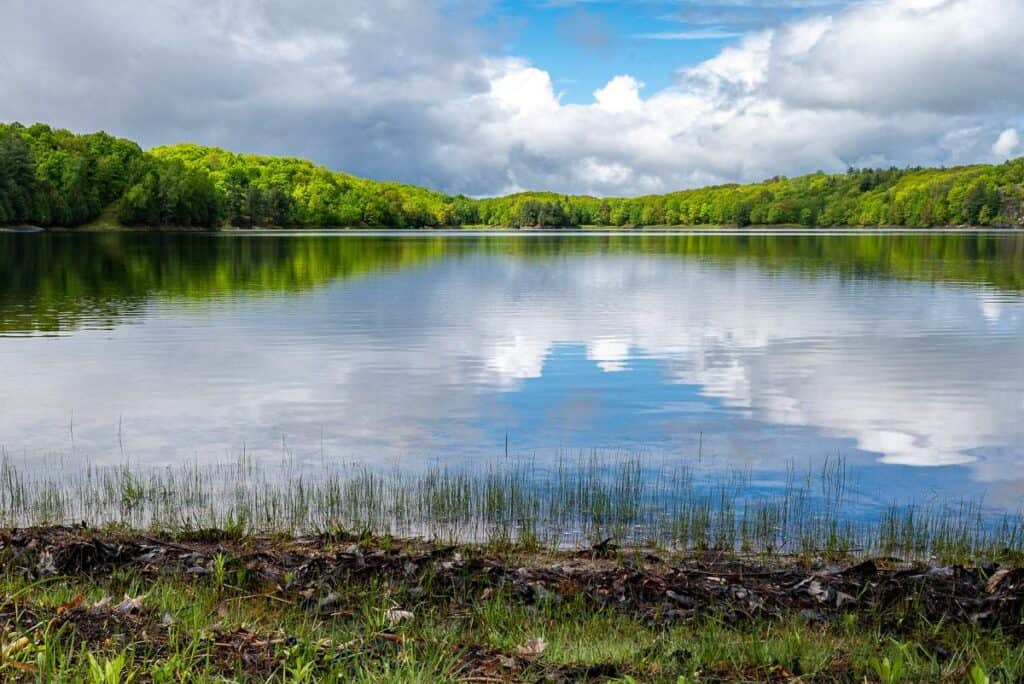 We had Little Salmon Lake to ourselves in May