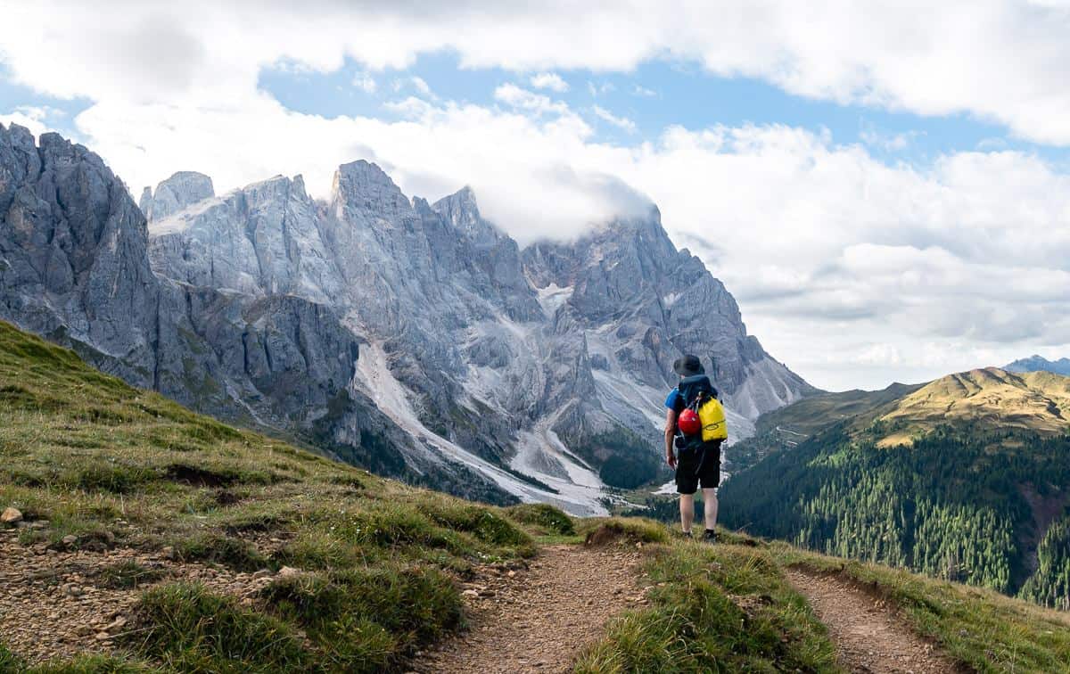 Starting to get views of the Pala Range 