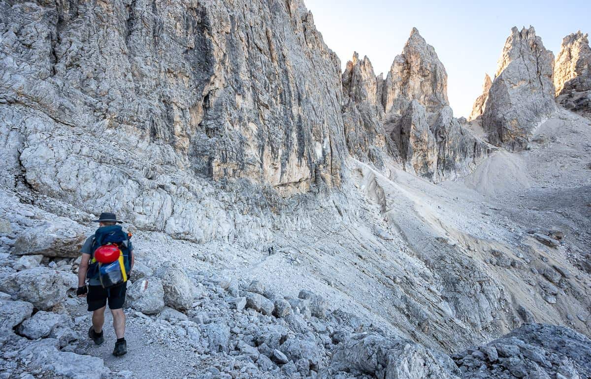 The first part of the trail is good