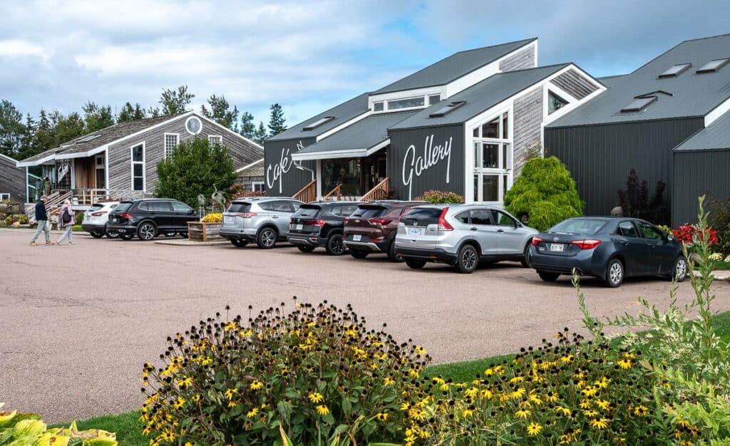 The food is excellent at The Dune's Studio Gallery & Cafe - a good place to stop on the Island Walk in pEI