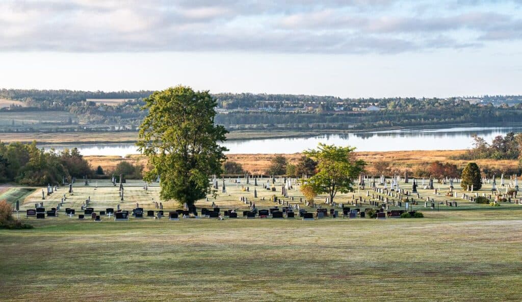 Morning views over the Hillsbourough River from Bishop's Rest Bed & Breakfast