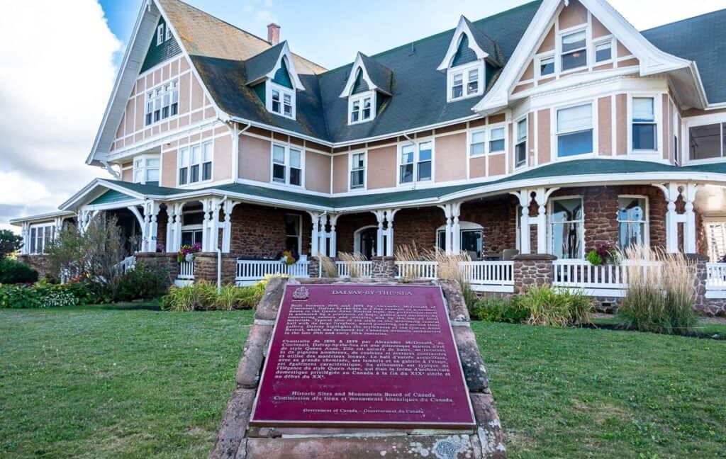 My home for the night on the Island Walk in PEI - Dalvay by the Sea built in 1895