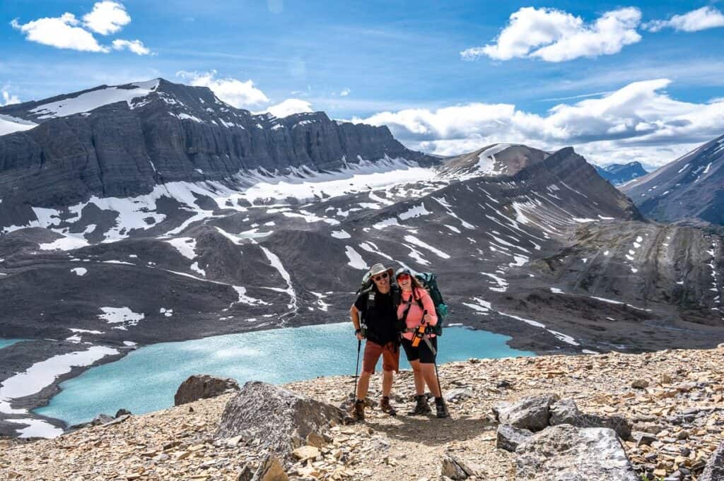 Gemma and JR are all smiles at Cataract Pass