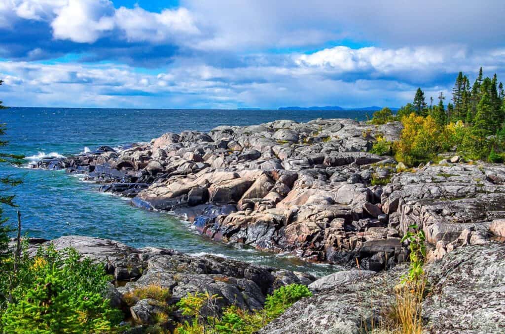 You're never far from the Lake Superior shoreline on the Pukaskwa Coastal Trail