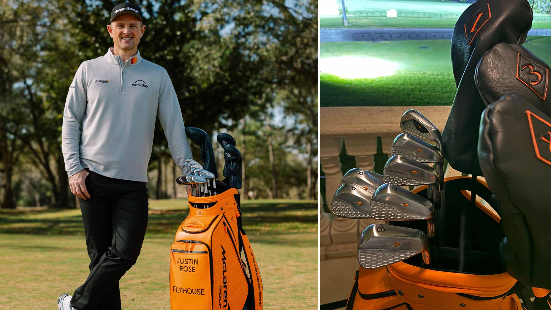 Justin Rose and McLaren Golf.