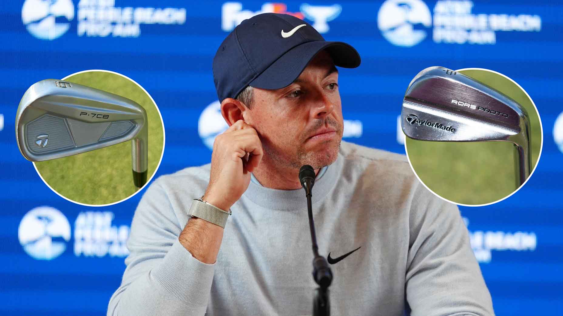 Rory McIlroy iron switch.